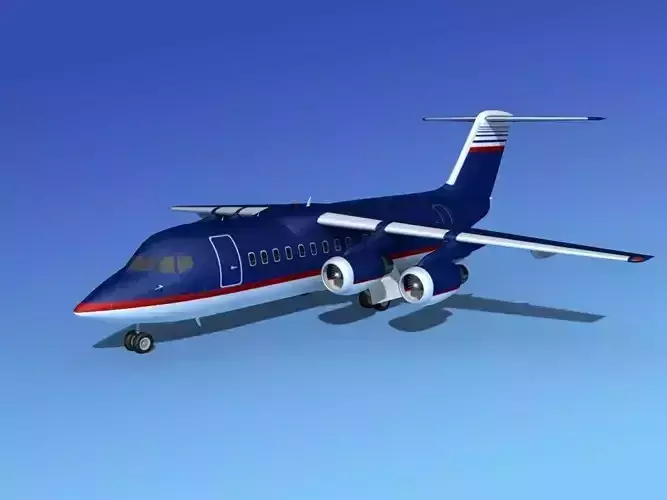 BAe 146-200 Corporate 1 3D model