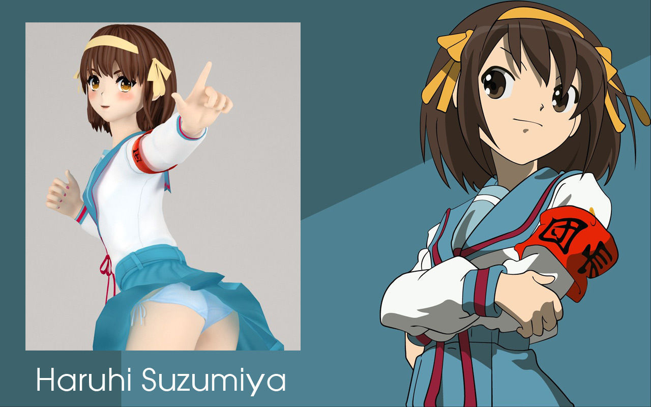 Anime girls collection 3D model_47