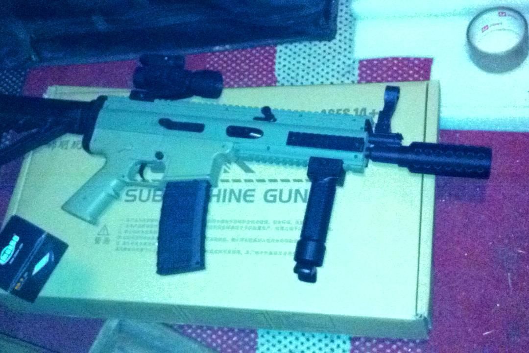 Buffer Tube Adaptor Scar V2 to M4A1 Toy Gel Ball Blaster Updated 3D print model_10