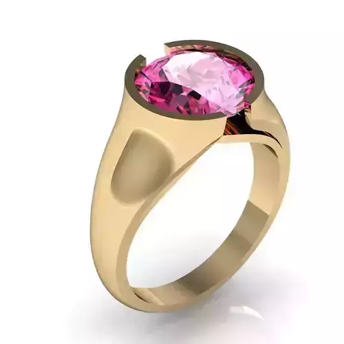  ring with gem   