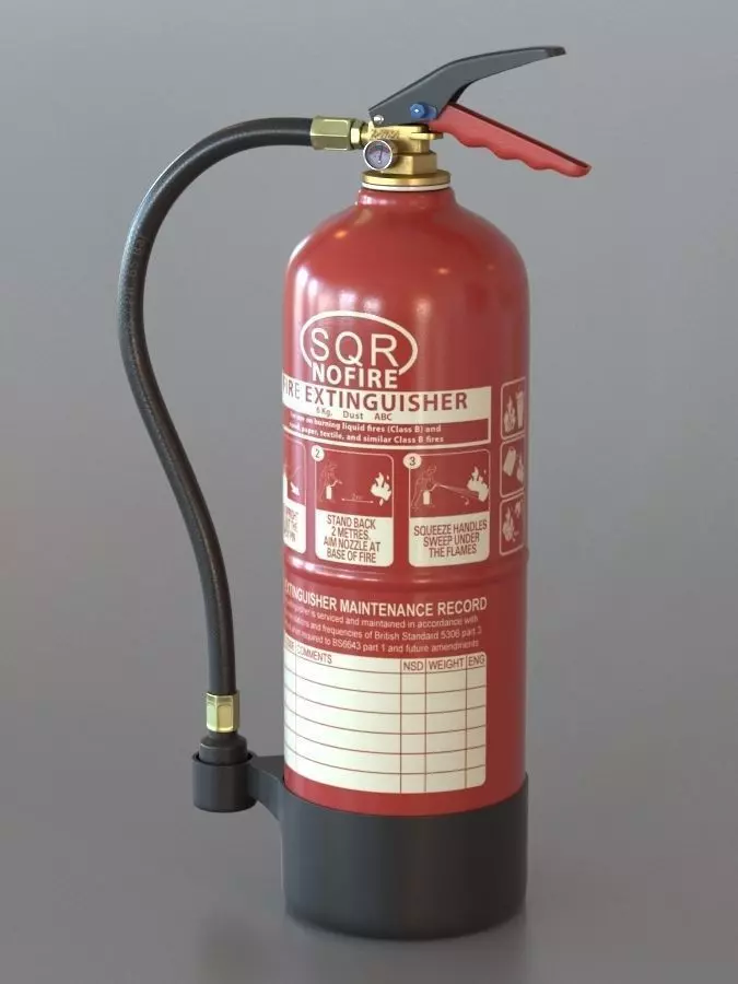 Fire Extinguisher 3D model