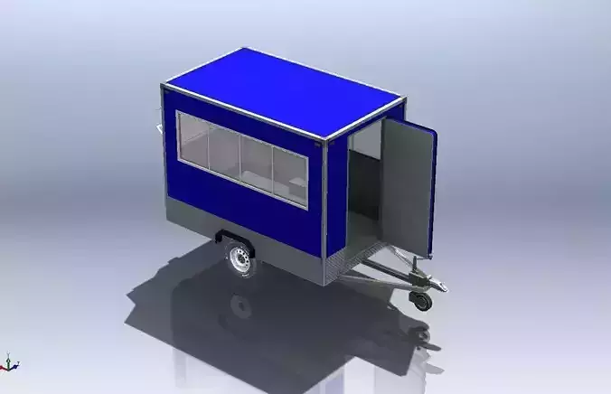 Caravan-coffee-Restaurant Semi Trailer