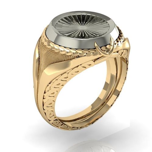 signet ring for men 3D print model