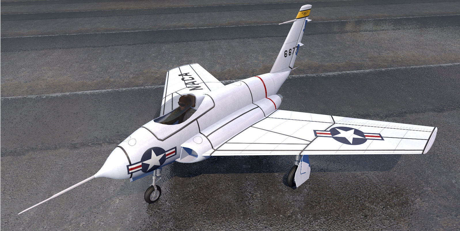Northrop X4 Bantam 3D model CGTrader