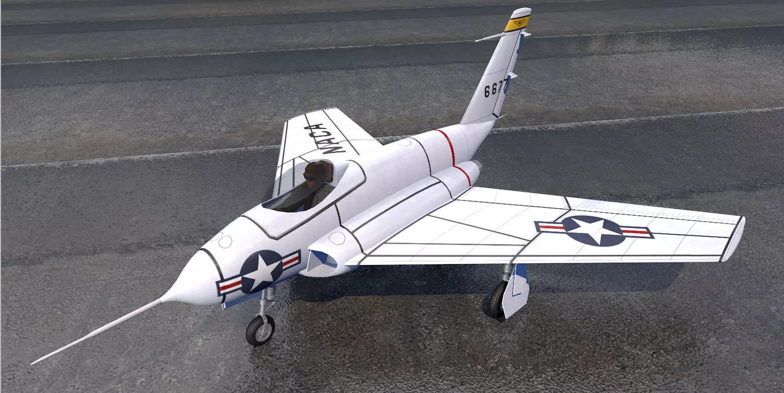 Northrop X-4 Bantam 3D model