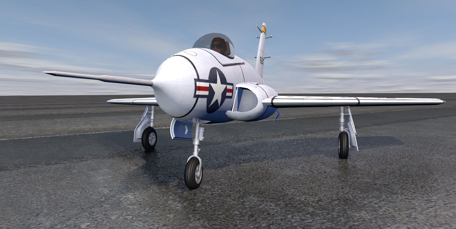 Northrop X-4 Bantam 3D model