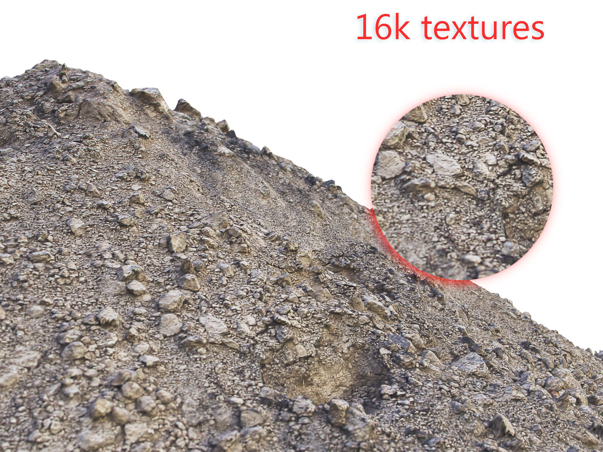 Ultra realistic Sand Scan Low-poly 3D model_1