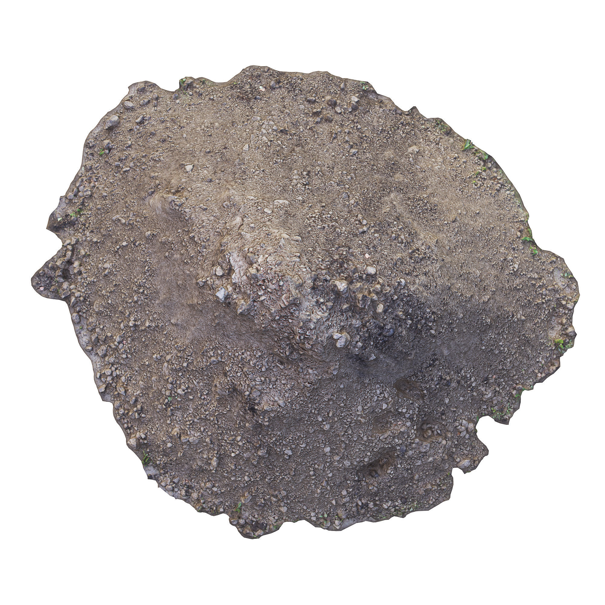 Ultra realistic Sand Scan Low-poly 3D model_2