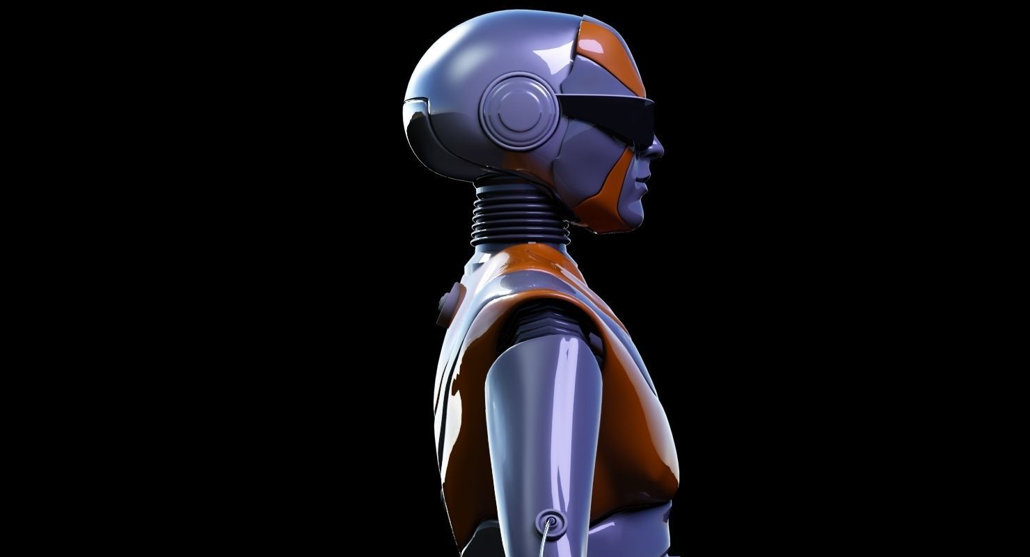 ROBOT 4 female 3D model_6