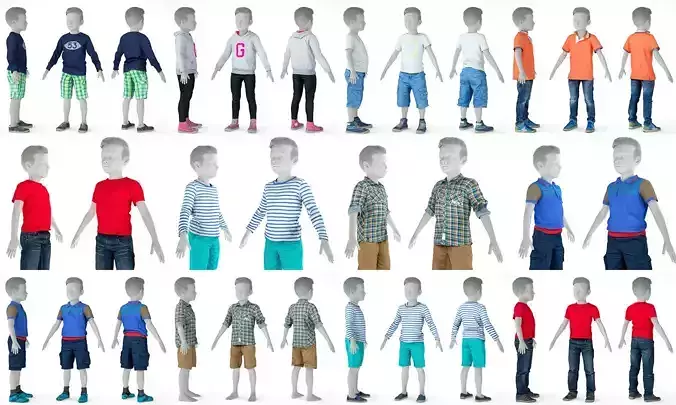 8 Kid Clothing Items