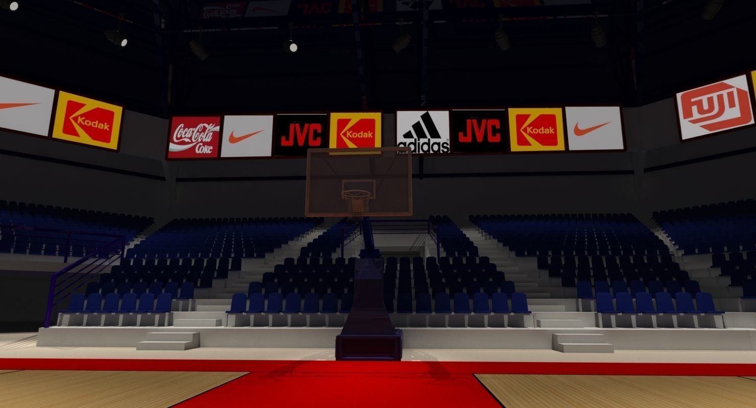Basketball Arena 3D model_4