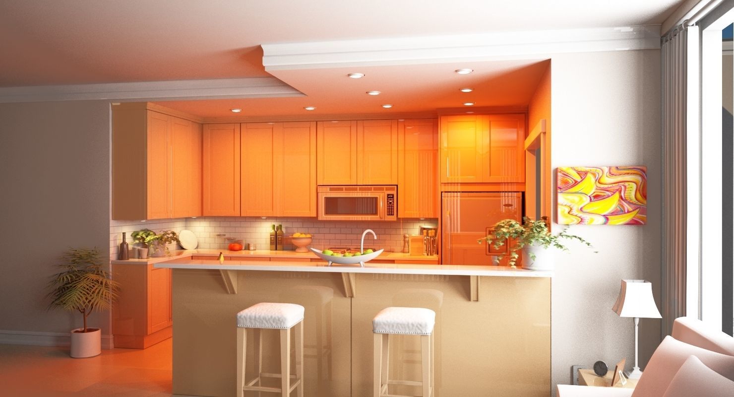 Kitchen 12 3D model_1