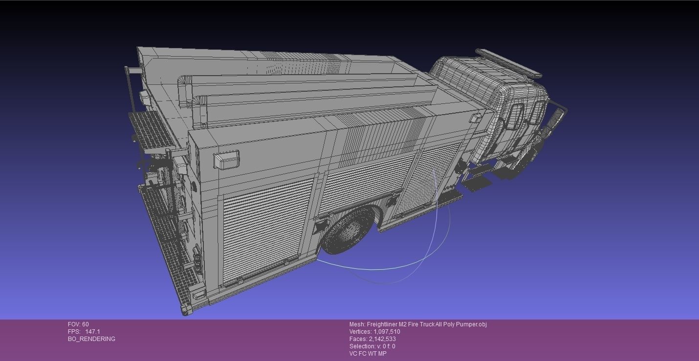 Fire Engine - American Custom Pumper Truck 3D model_30