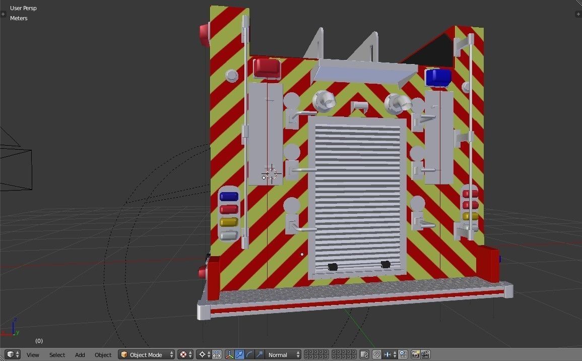 Fire Engine - American Custom Pumper Truck 3D model_25