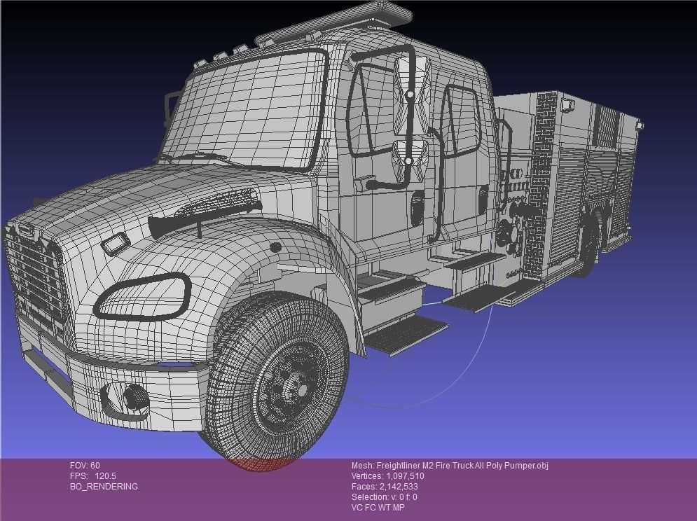 Fire Engine - American Custom Pumper Truck 3D model_32