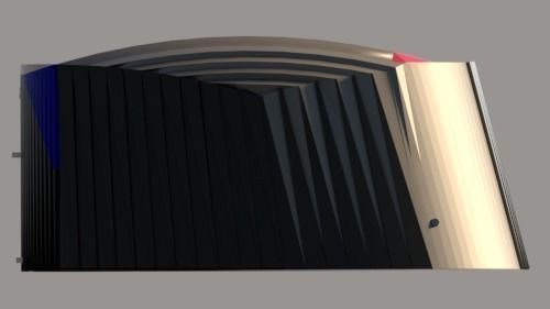 motorbike garage bike guard 3d model Low-poly 3D model_5