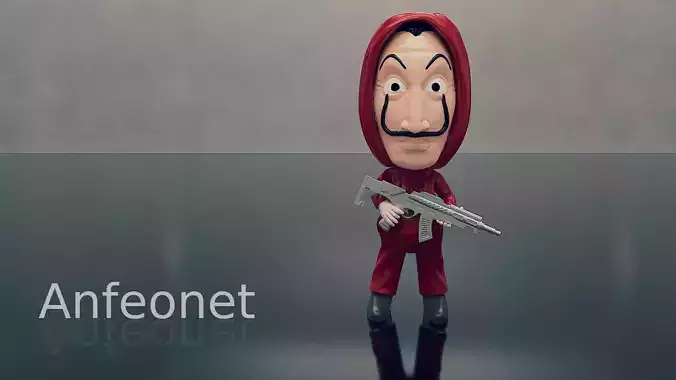 Money Heist La casa de papel 3D print model