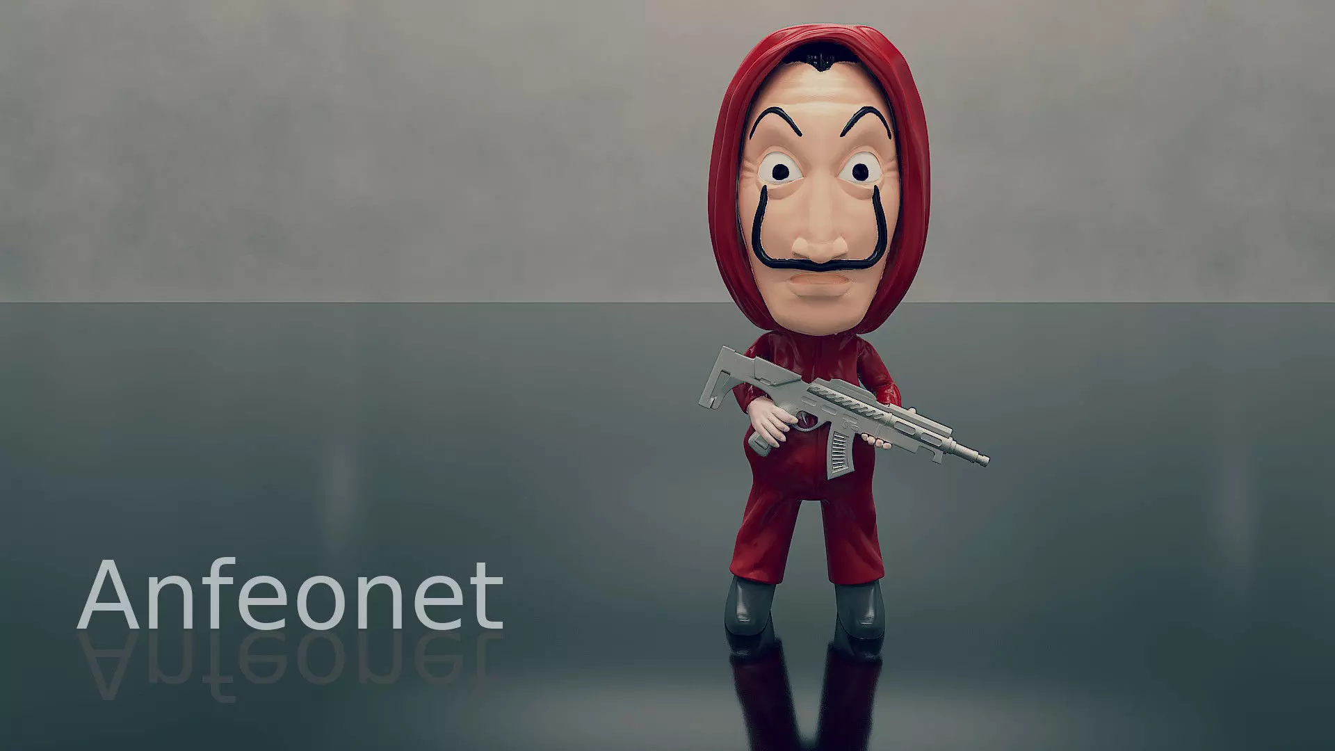 Money Heist La casa de papel 3D print model_0