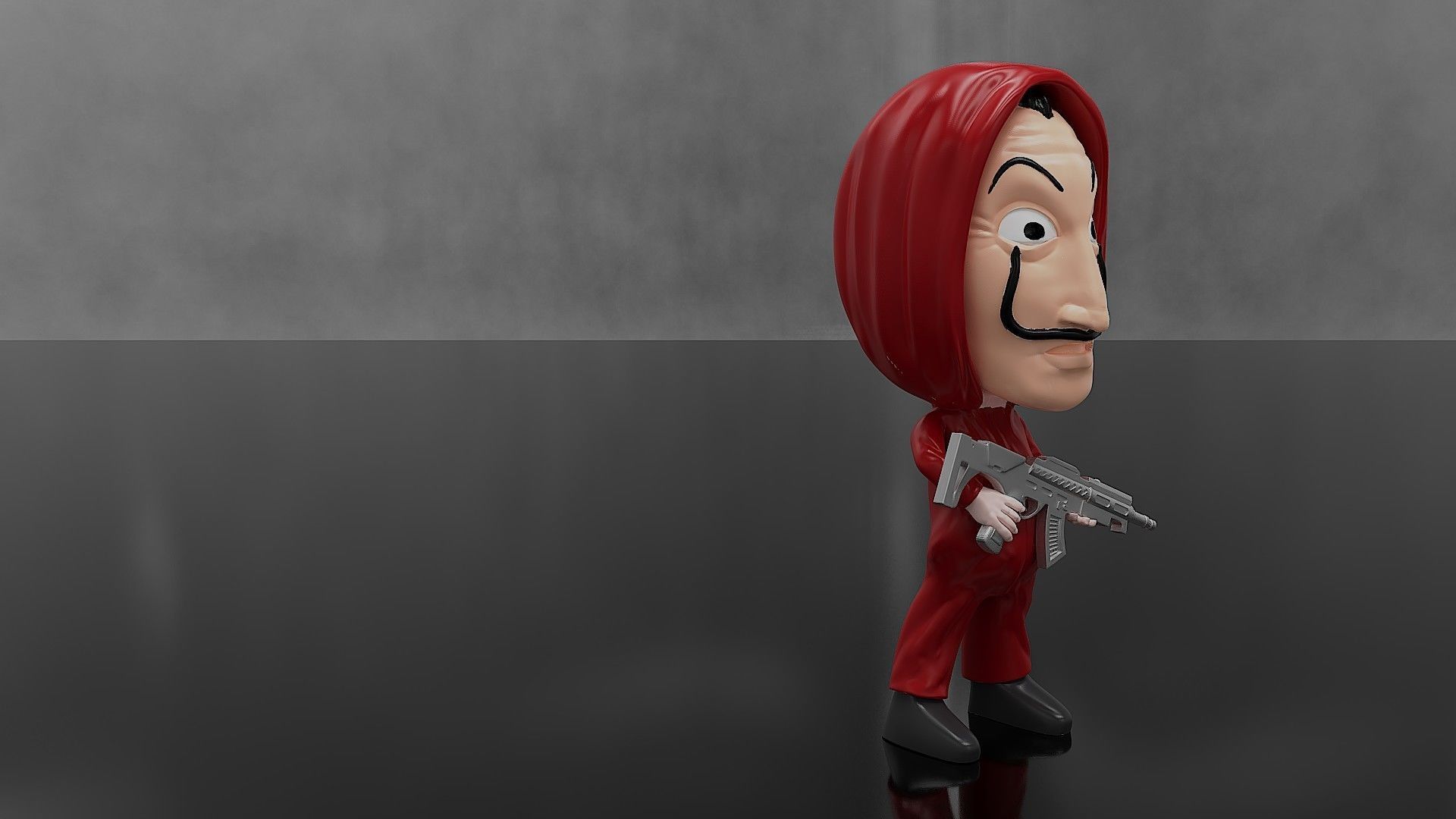 Money Heist La casa de papel 3D print model_2