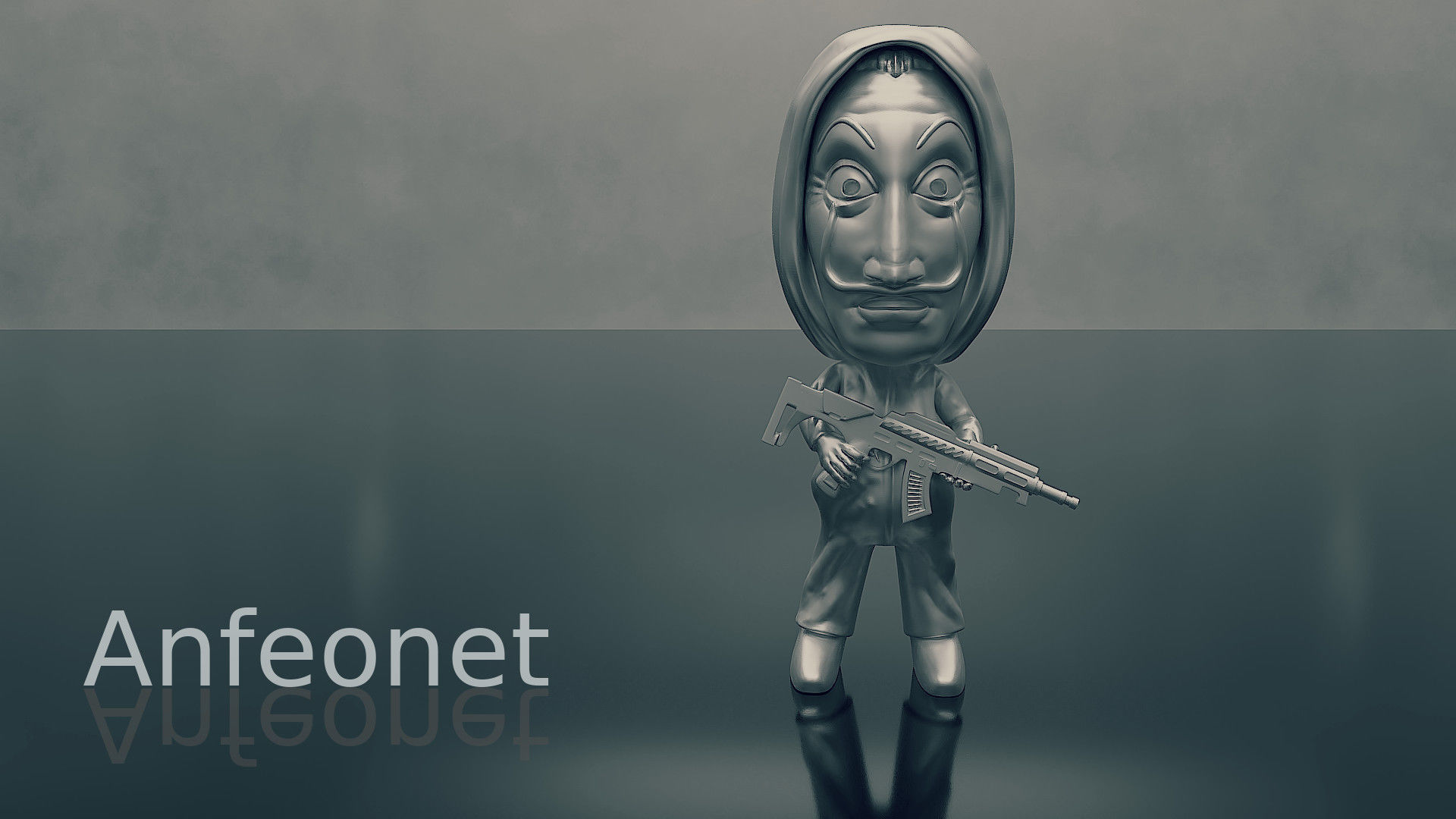 Money Heist La casa de papel 3D print model_3