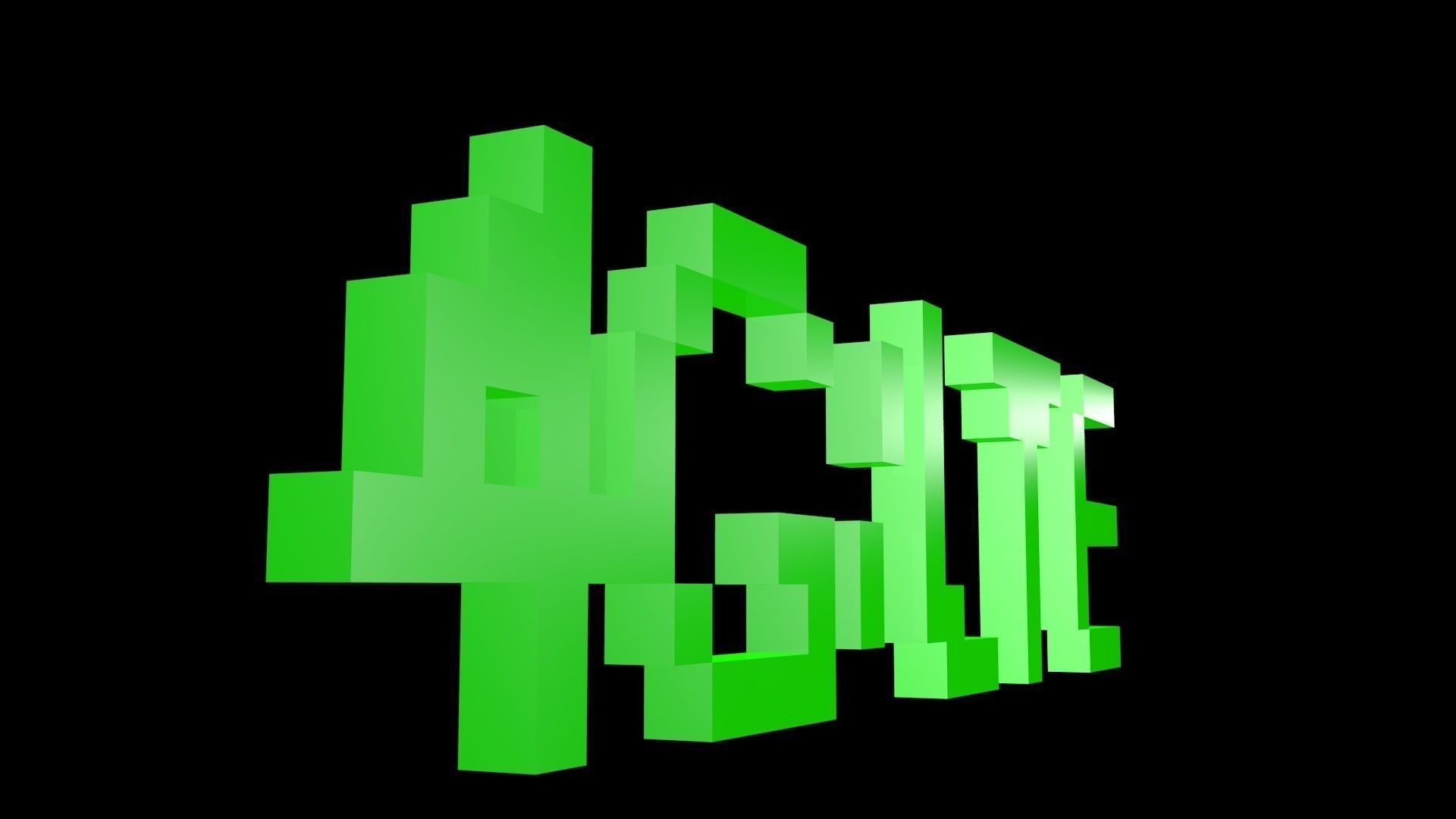 4G LTE voxel Low-poly 3D model_7