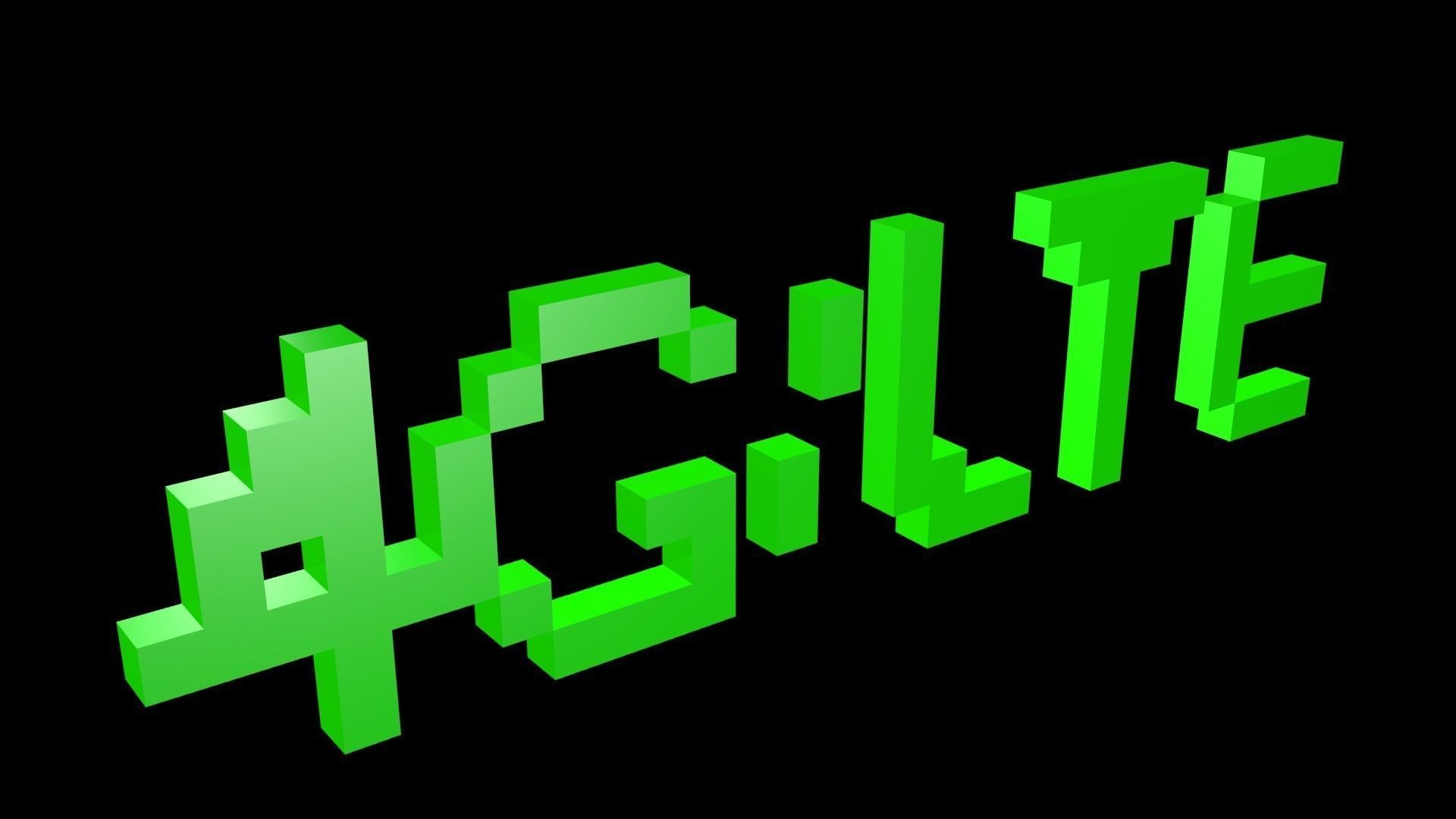 4G LTE voxel Low-poly 3D model_4