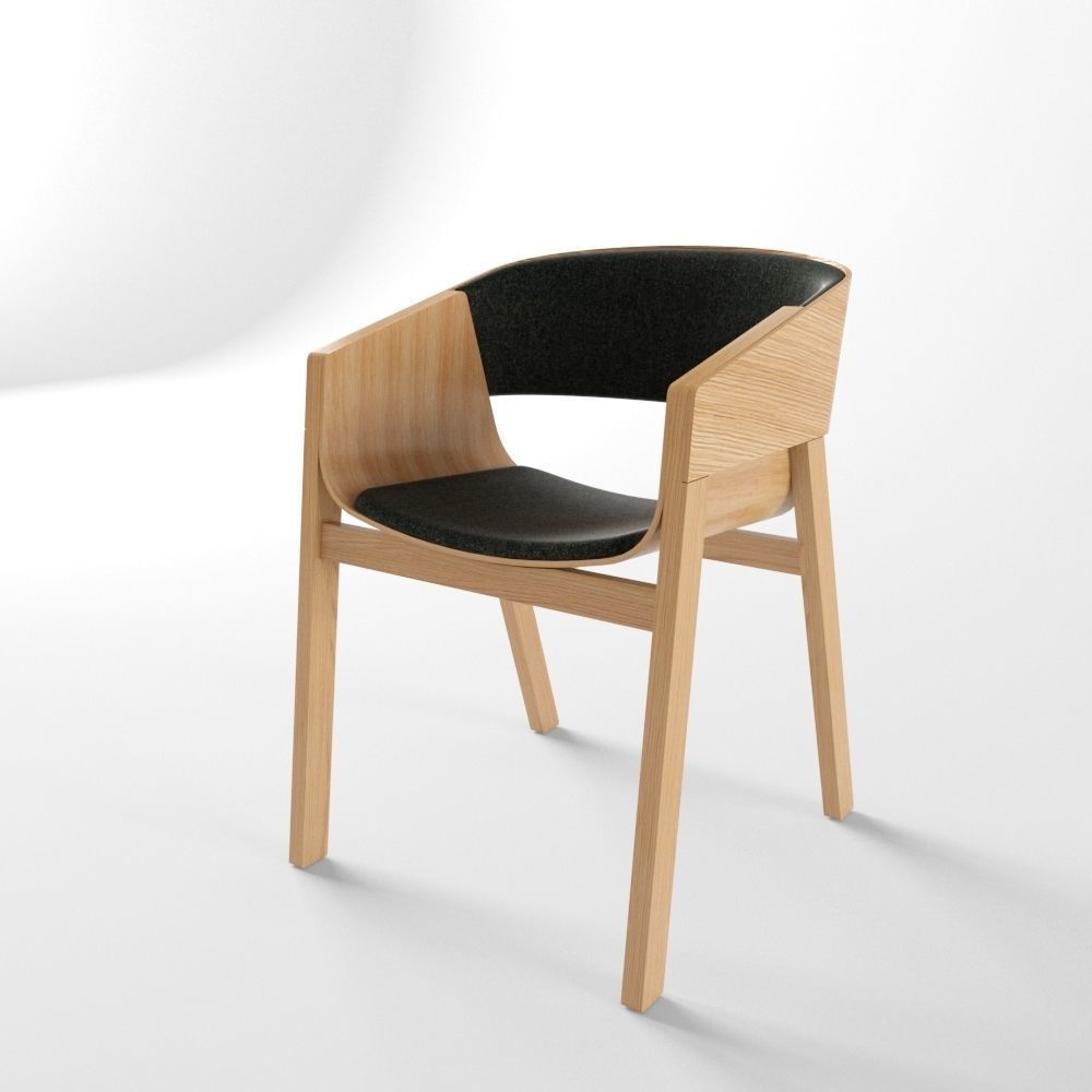 Merano Armchair Low-poly 3D model_6
