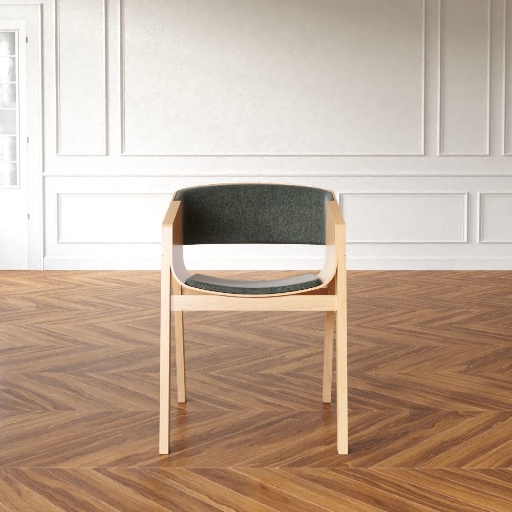 Merano Armchair Low-poly 3D model_2
