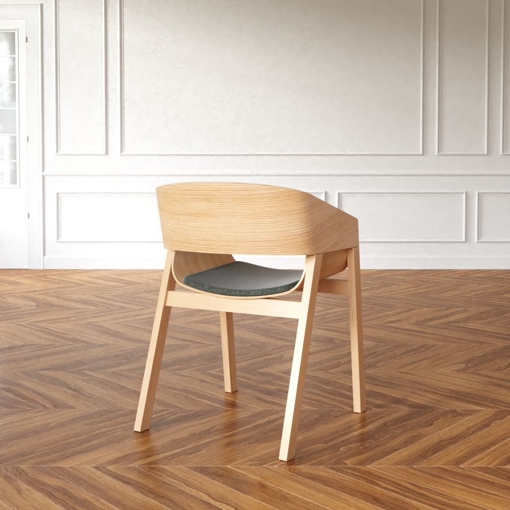 Merano Armchair Low-poly 3D model_7