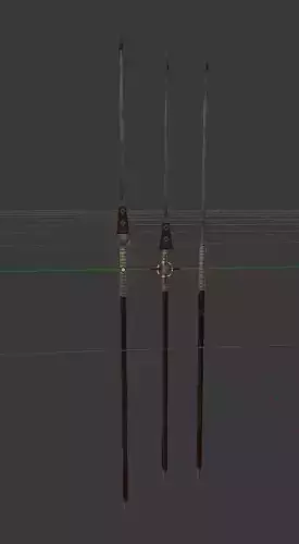 Roman Pilum Low-poly 3D model