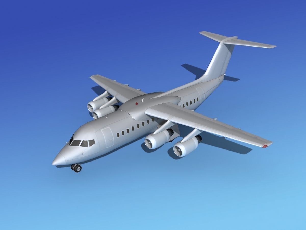 Bae 146 Bare Metal 3D model_10