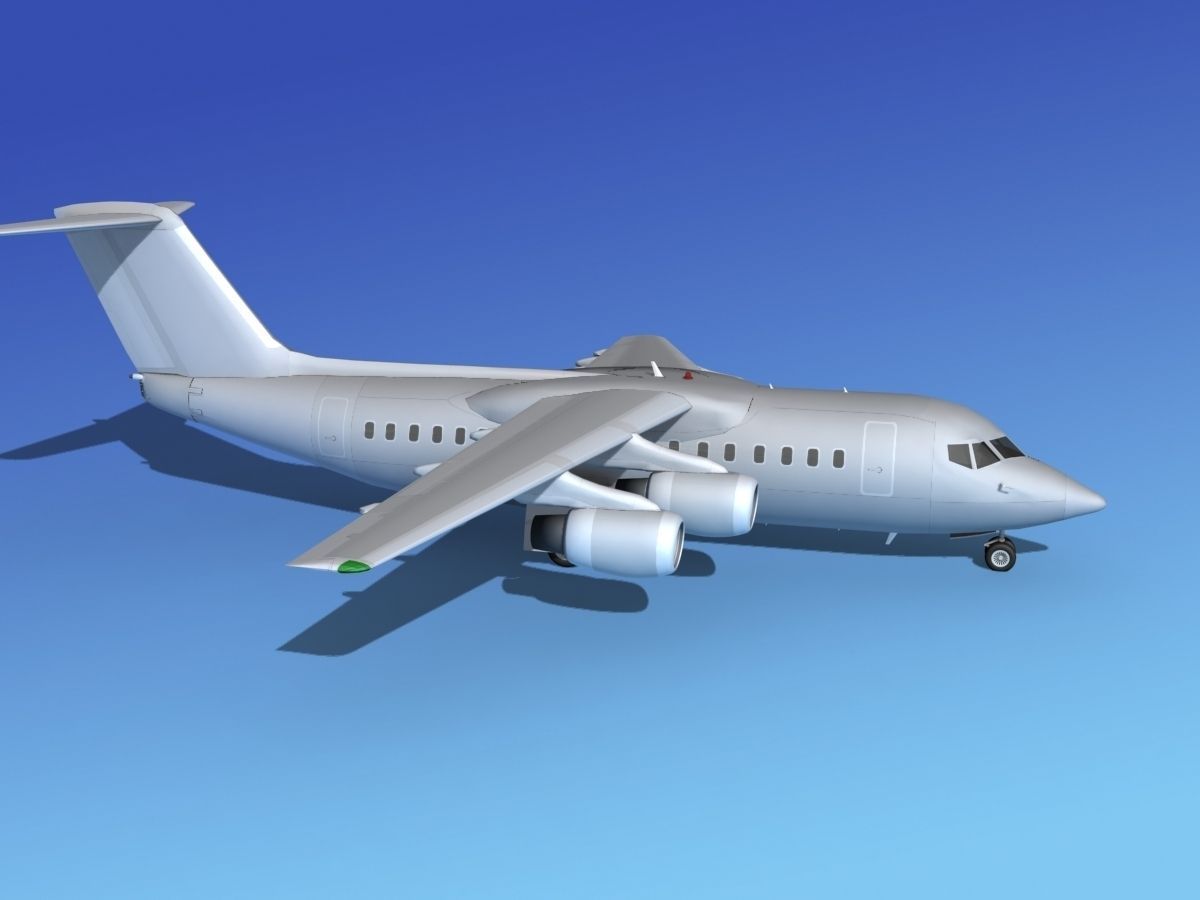 Bae 146 Bare Metal 3D model_3