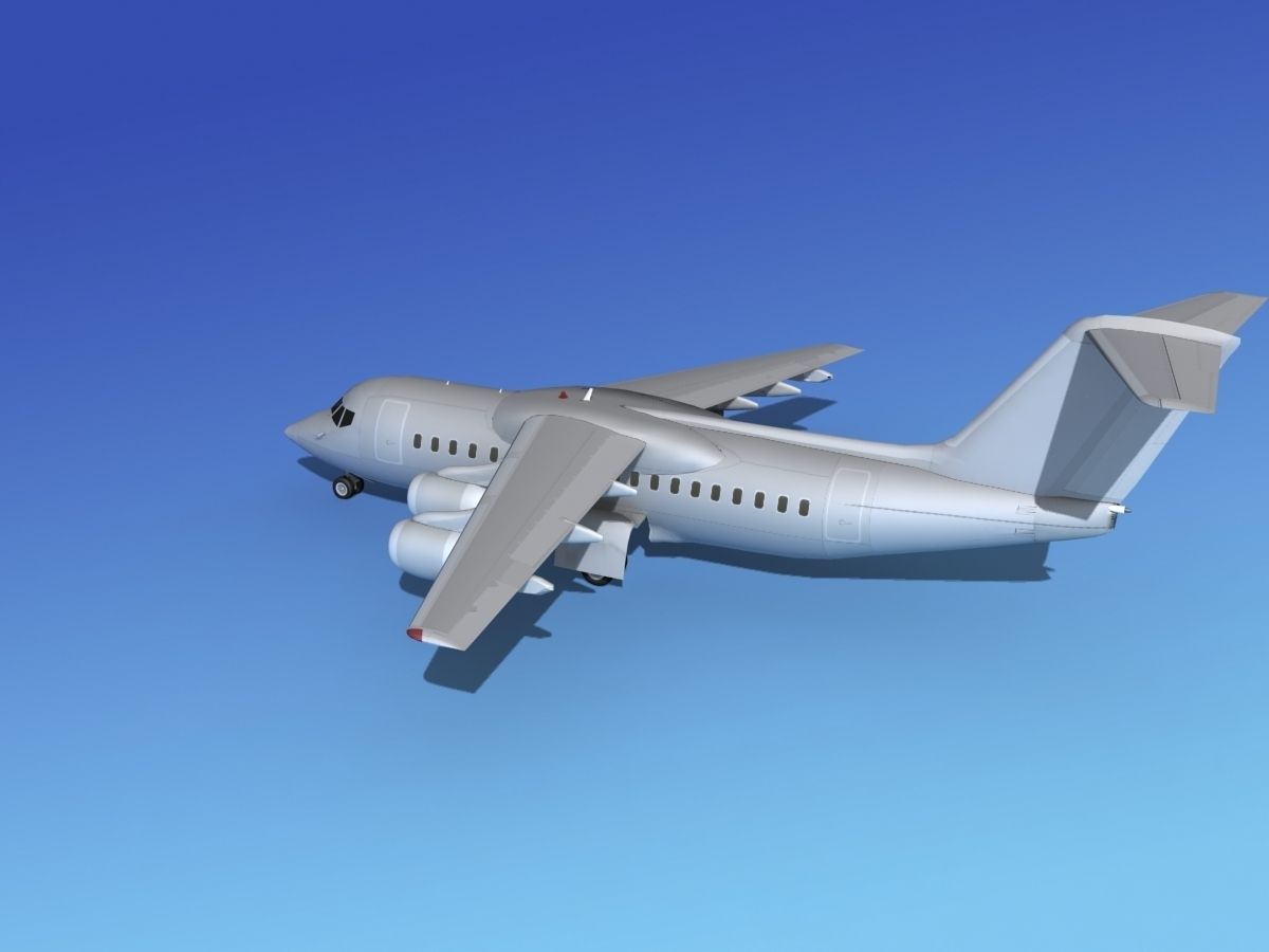 Bae 146 Bare Metal 3D model_8