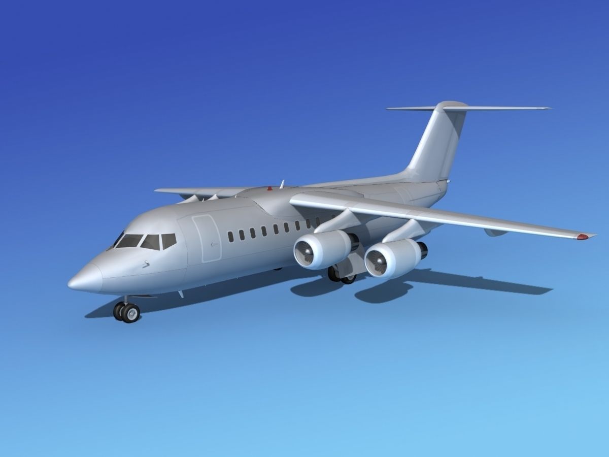 Bae 146 Bare Metal 3D model_1