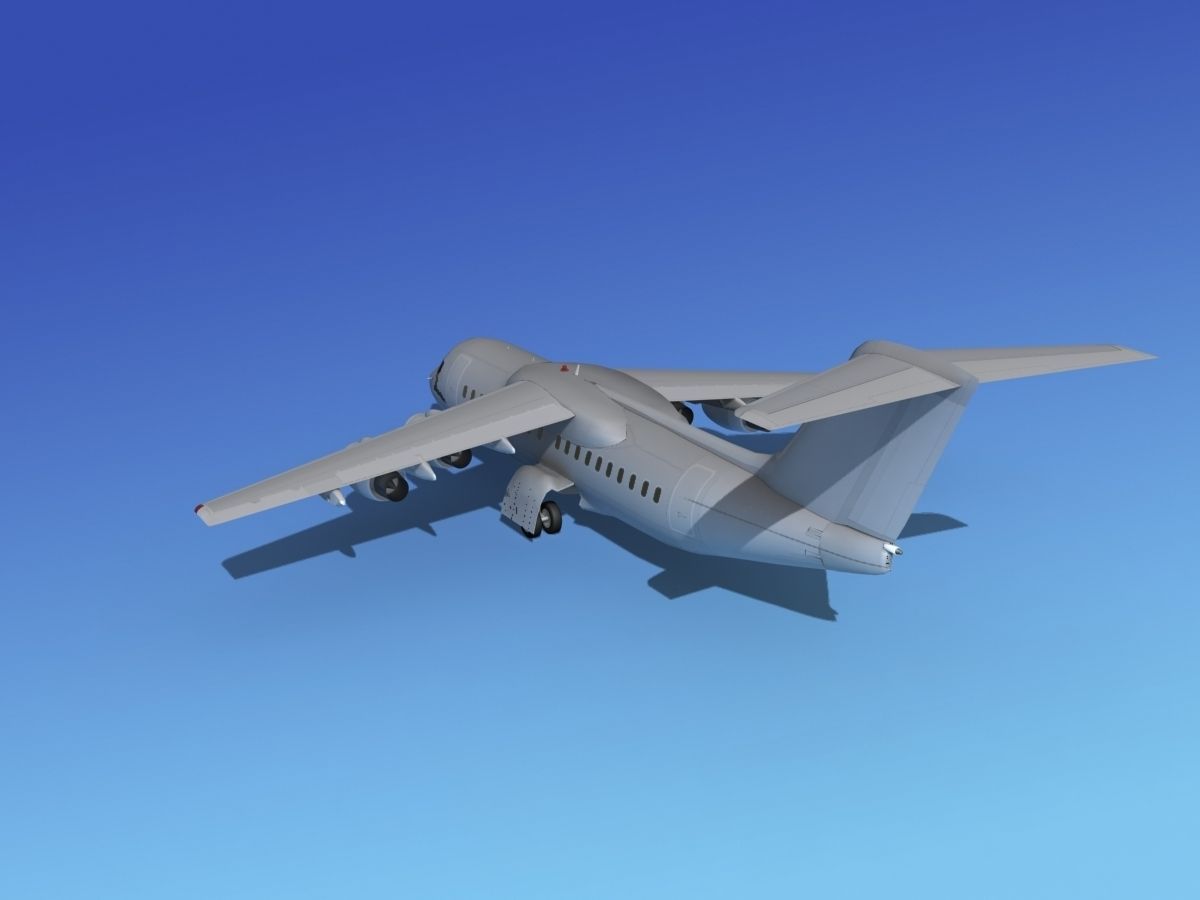 Bae 146 Bare Metal 3D model_7