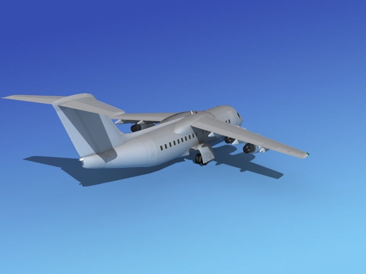 Bae 146 Bare Metal 3D model_5