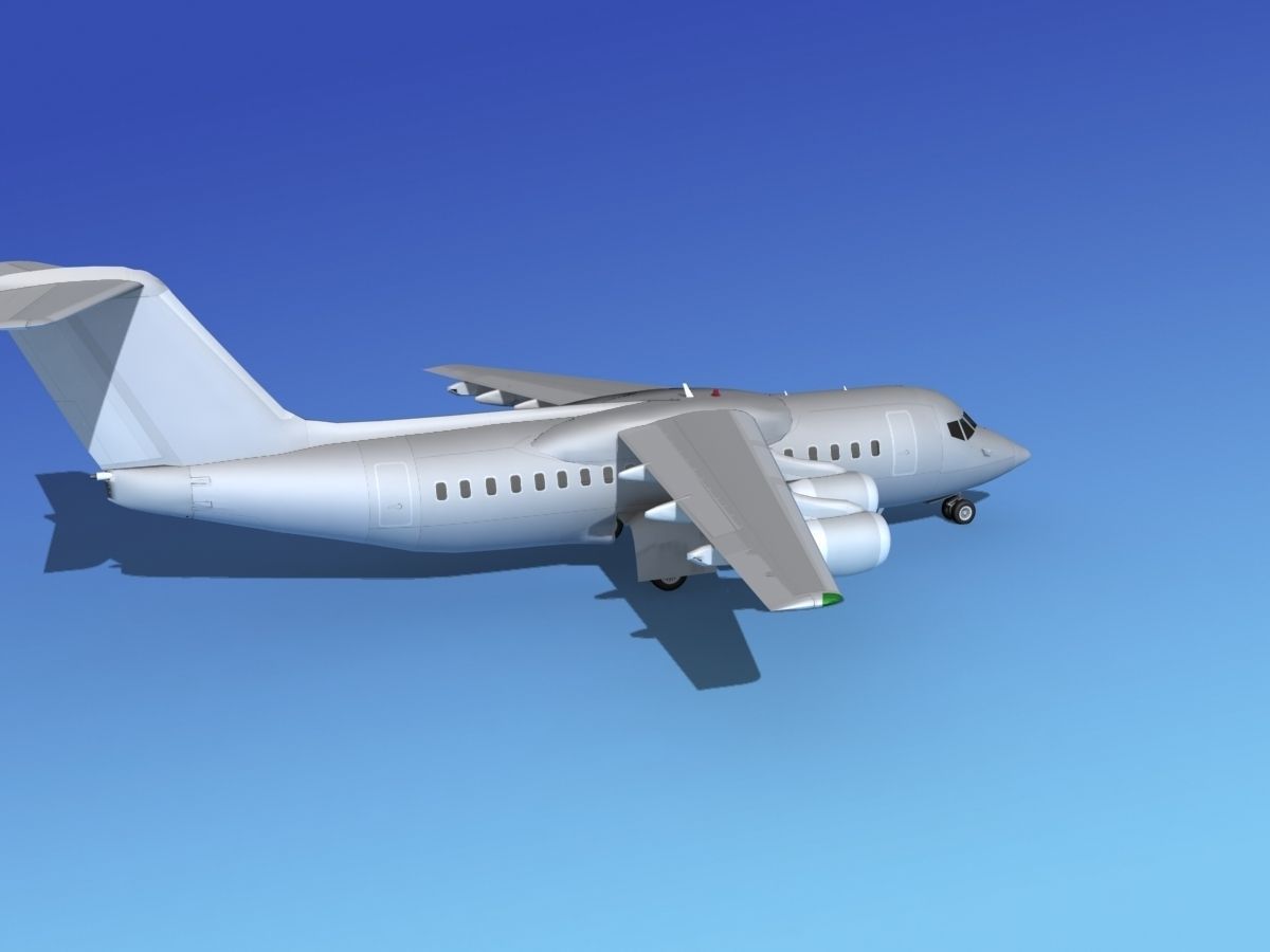 Bae 146 Bare Metal 3D model_4