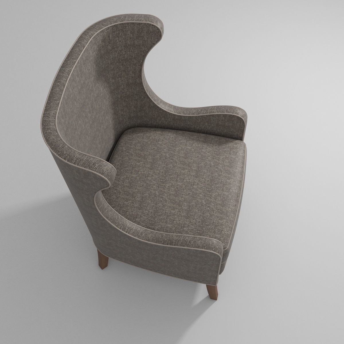 Bergere Armchair 3D model_6