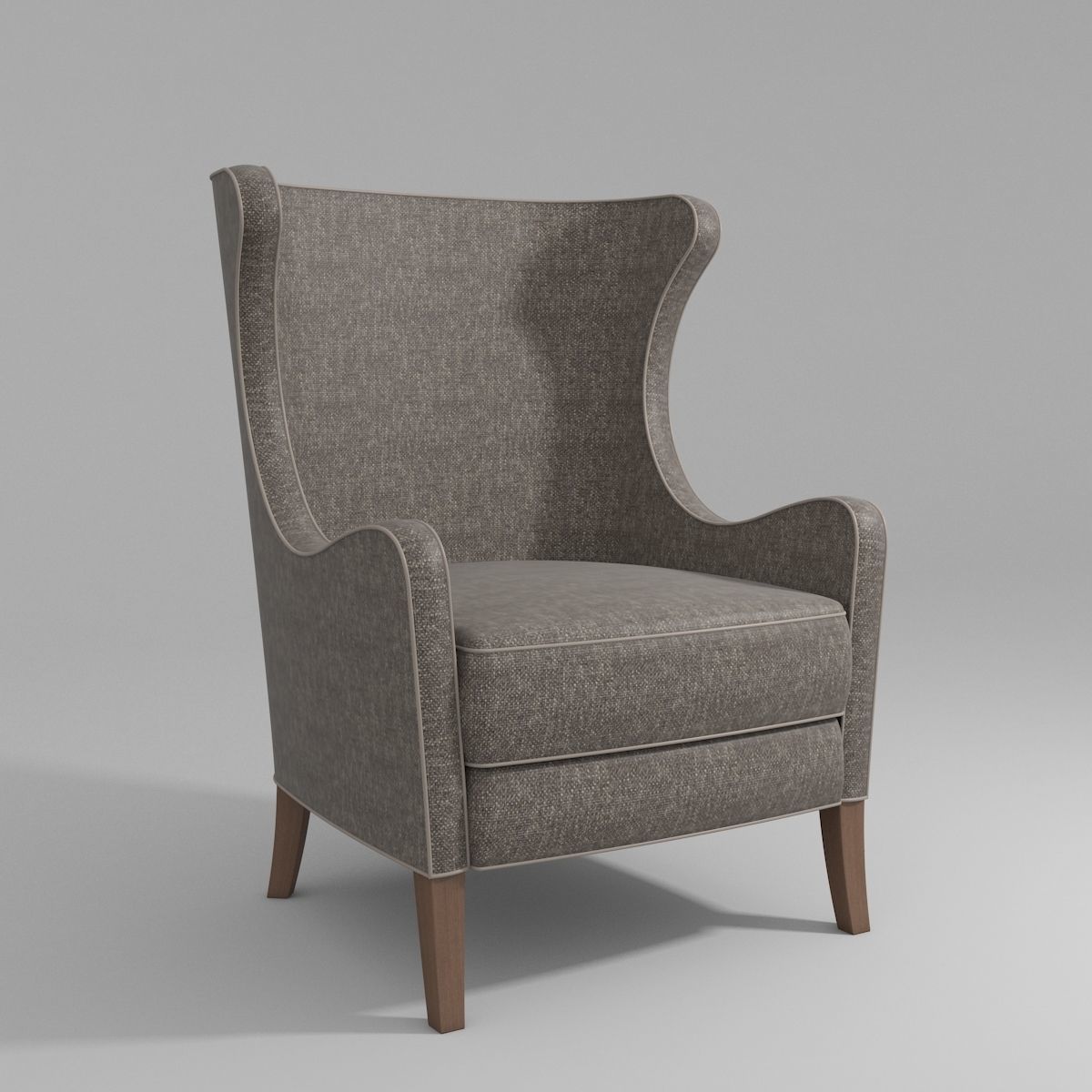 Bergere Armchair 3D model_1