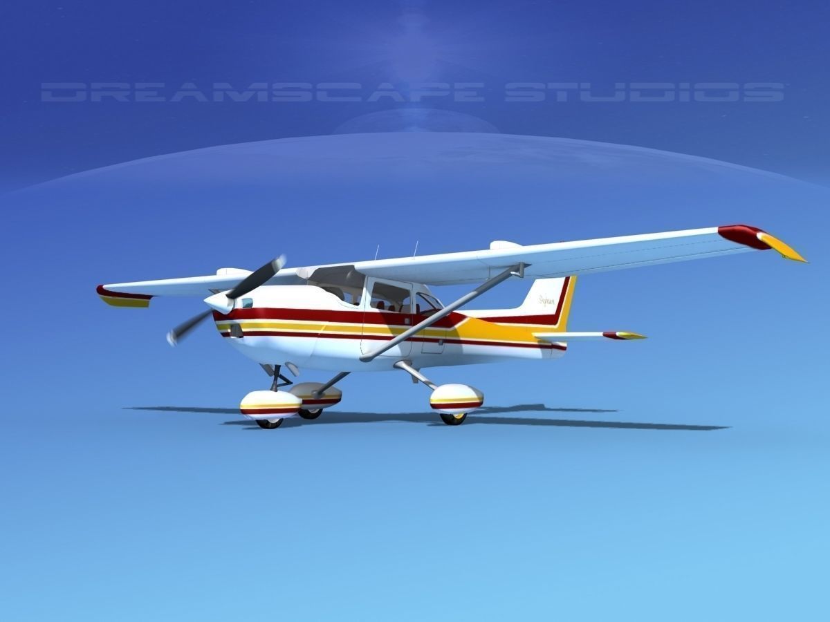 42 Cessna 172 Skyhawk aircraft 3D Model Collection_21