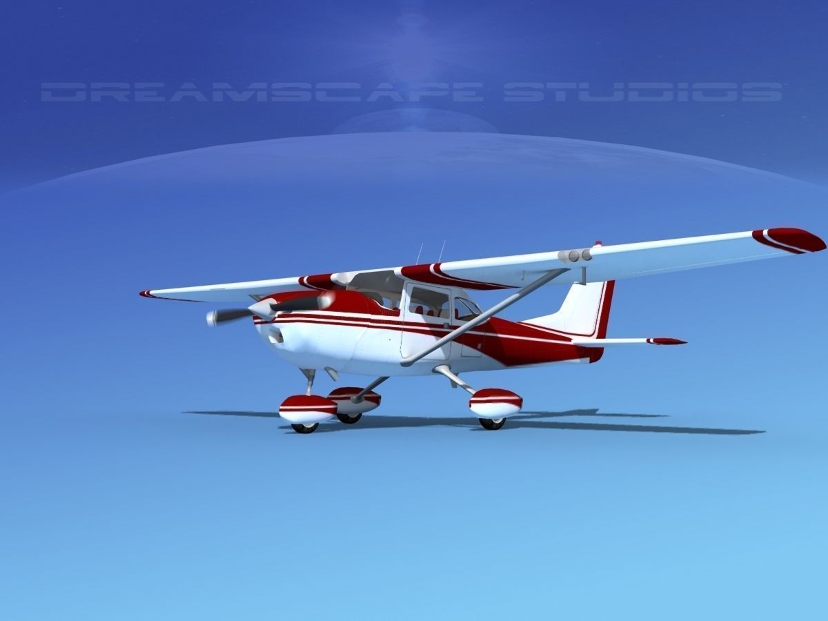 42 Cessna 172 Skyhawk aircraft 3D Model Collection_16