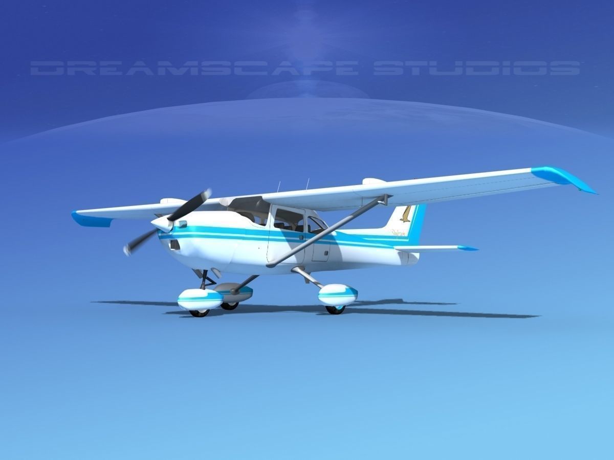 42 Cessna 172 Skyhawk aircraft 3D Model Collection_50