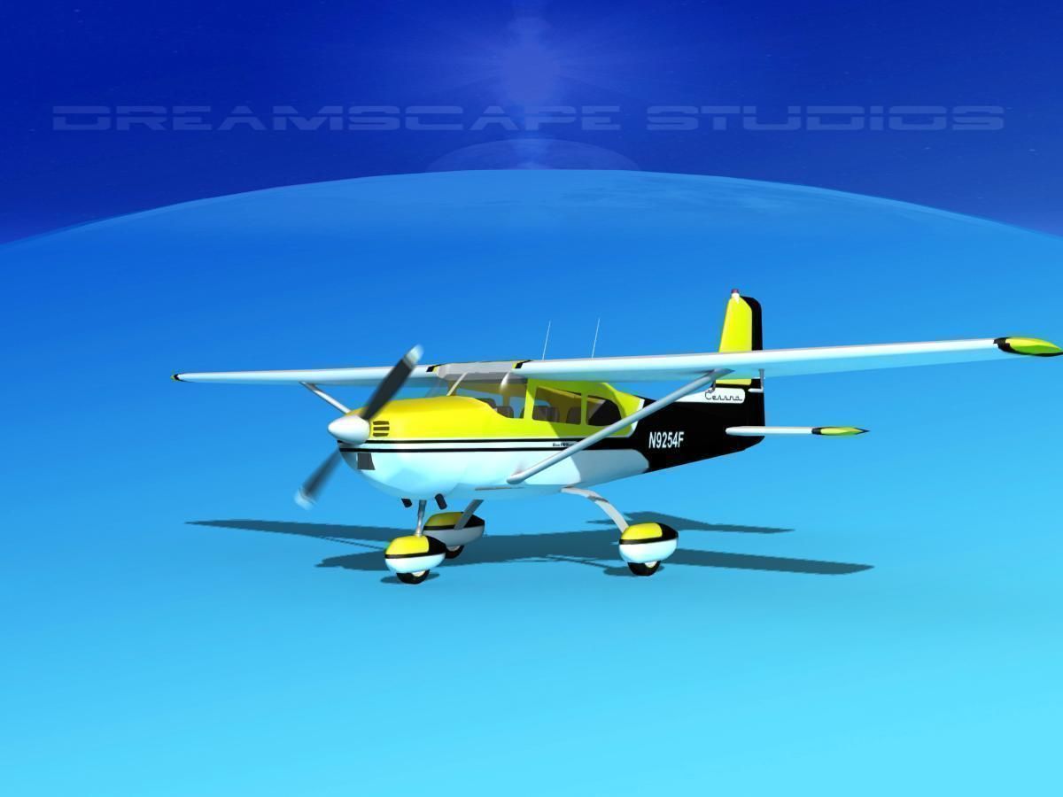 42 Cessna 172 Skyhawk aircraft 3D Model Collection_25