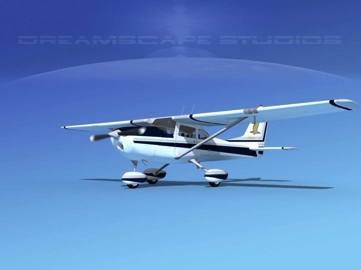 42 Cessna 172 Skyhawk aircraft 3D Model Collection_34