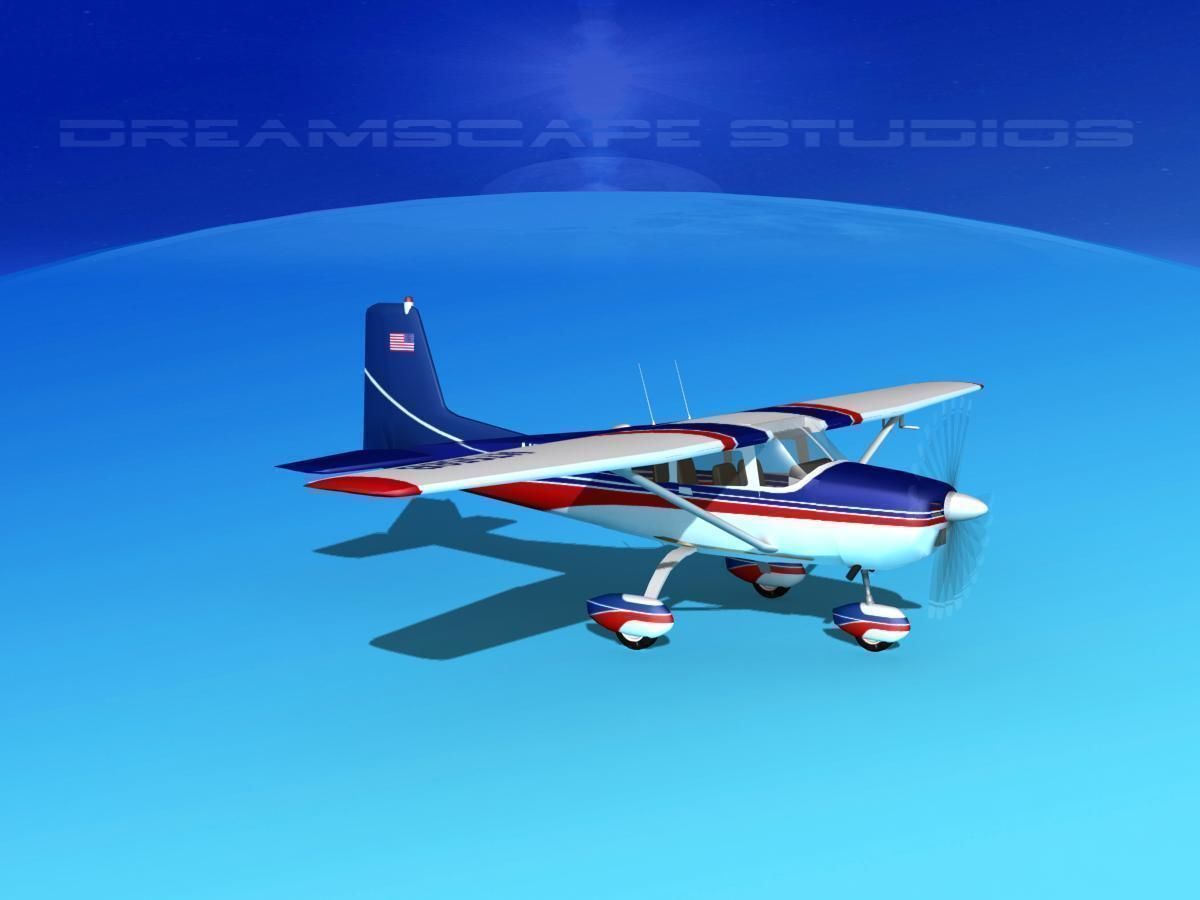 42 Cessna 172 Skyhawk aircraft 3D Model Collection_18