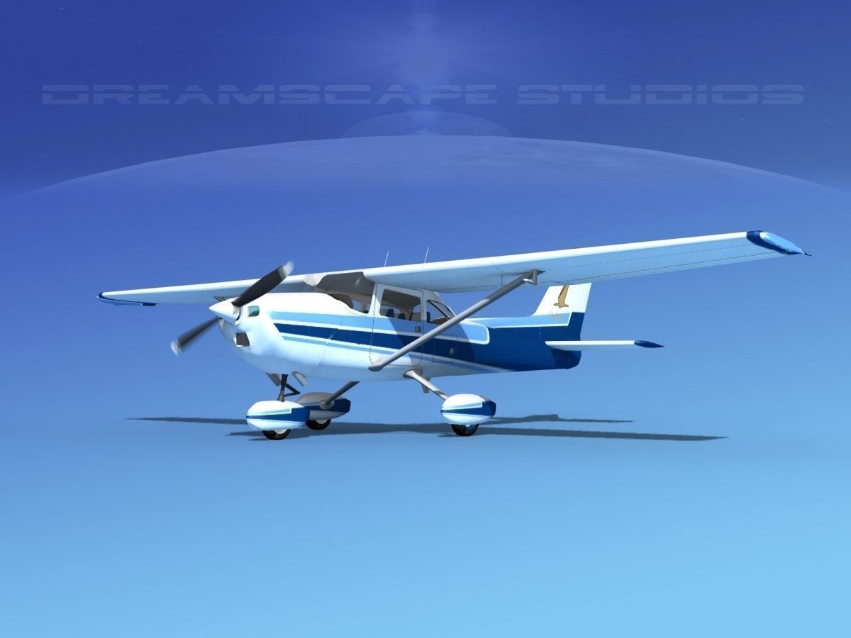 42 Cessna 172 Skyhawk aircraft 3D Model Collection_14