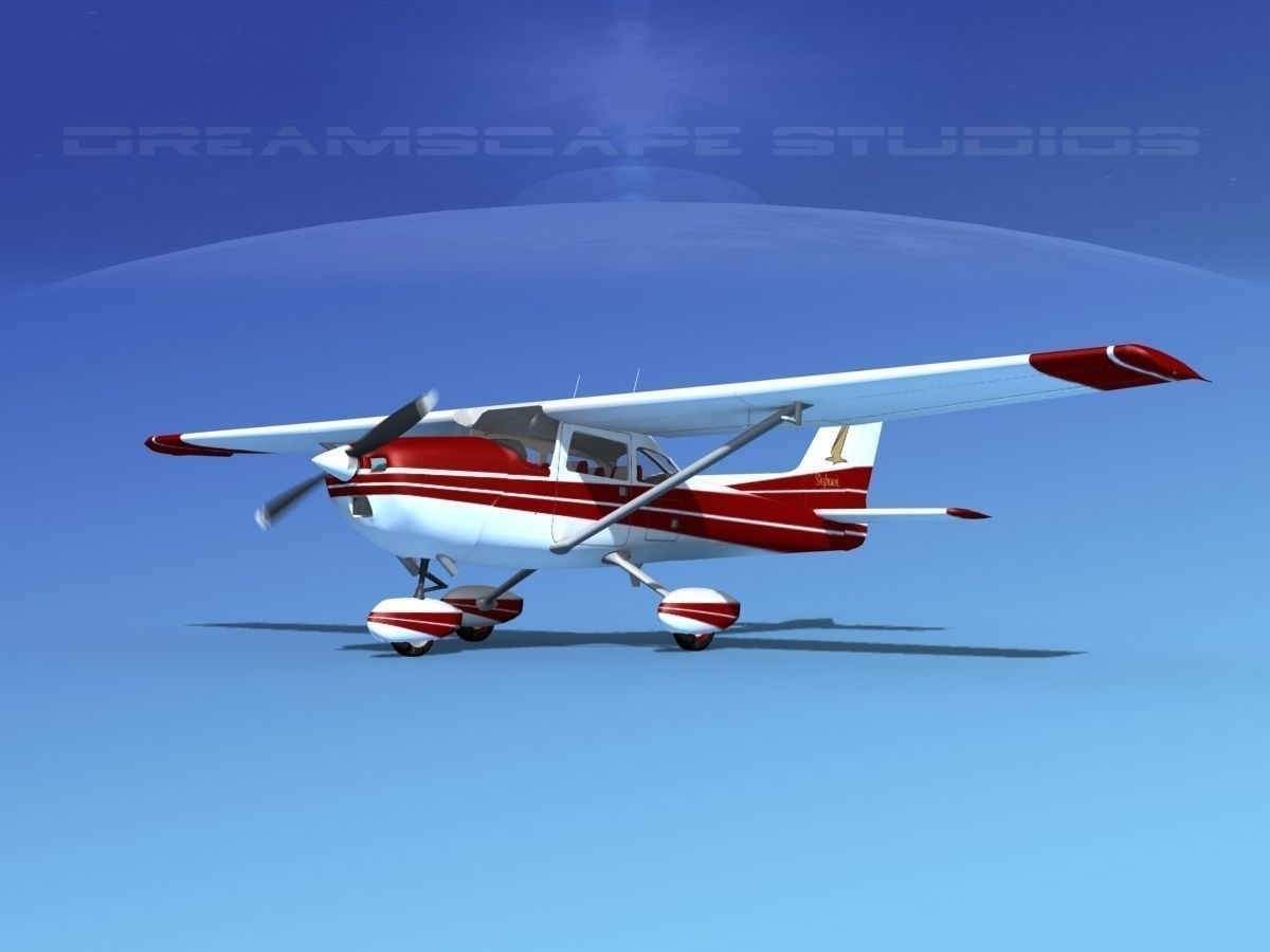 42 Cessna 172 Skyhawk aircraft 3D Model Collection_44