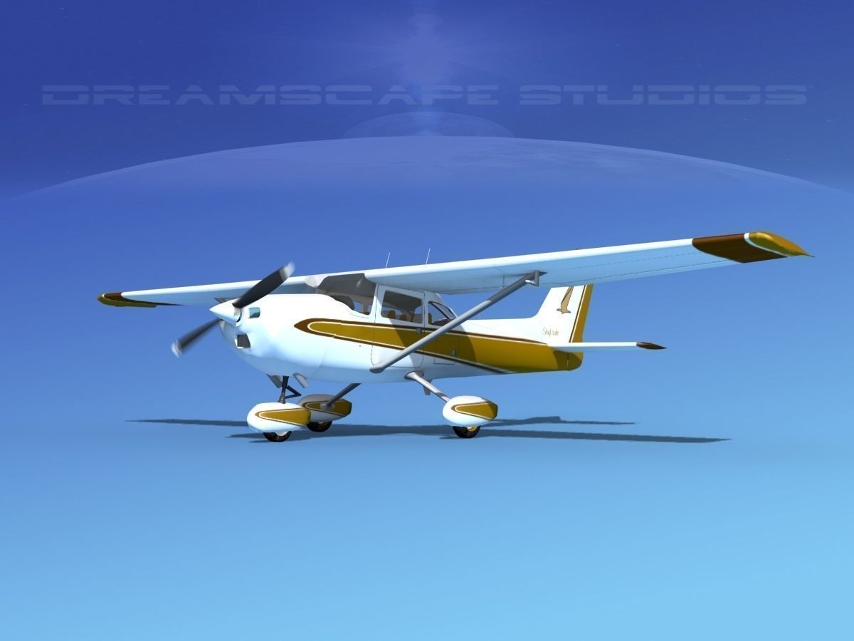 42 Cessna 172 Skyhawk aircraft 3D Model Collection_41