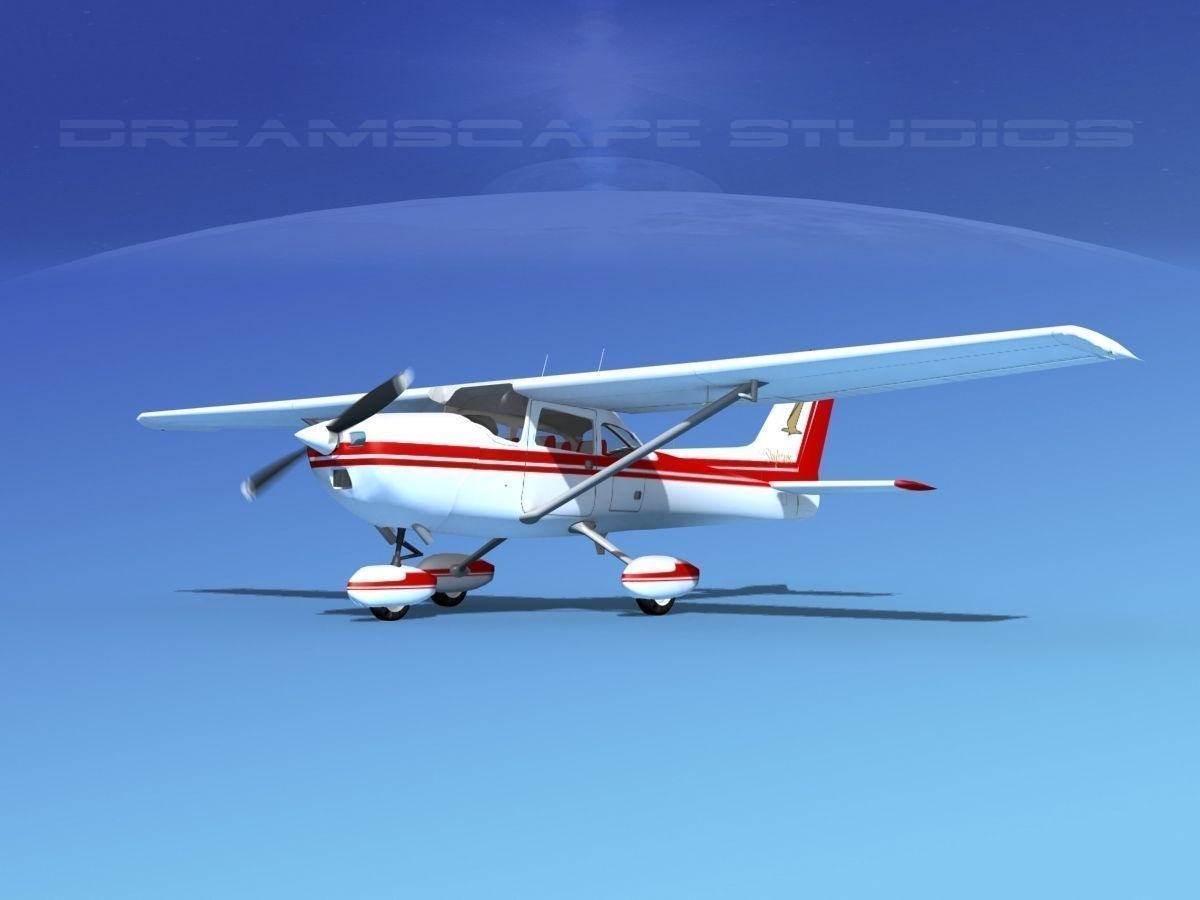 42 Cessna 172 Skyhawk aircraft 3D Model Collection_37