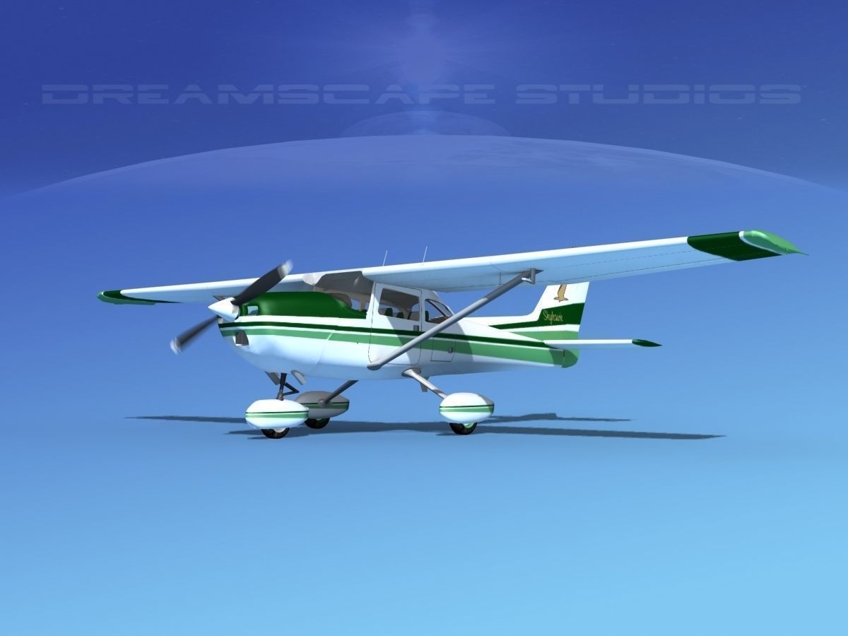 42 Cessna 172 Skyhawk aircraft 3D Model Collection_39